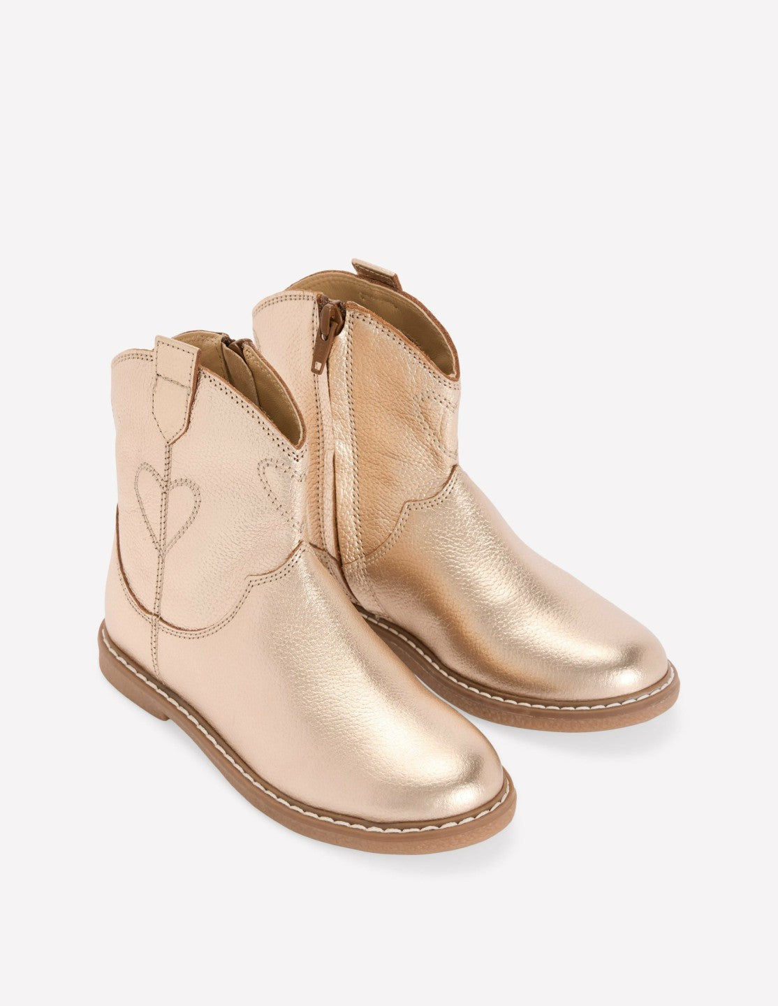 Western Boots-Gold / Boden us