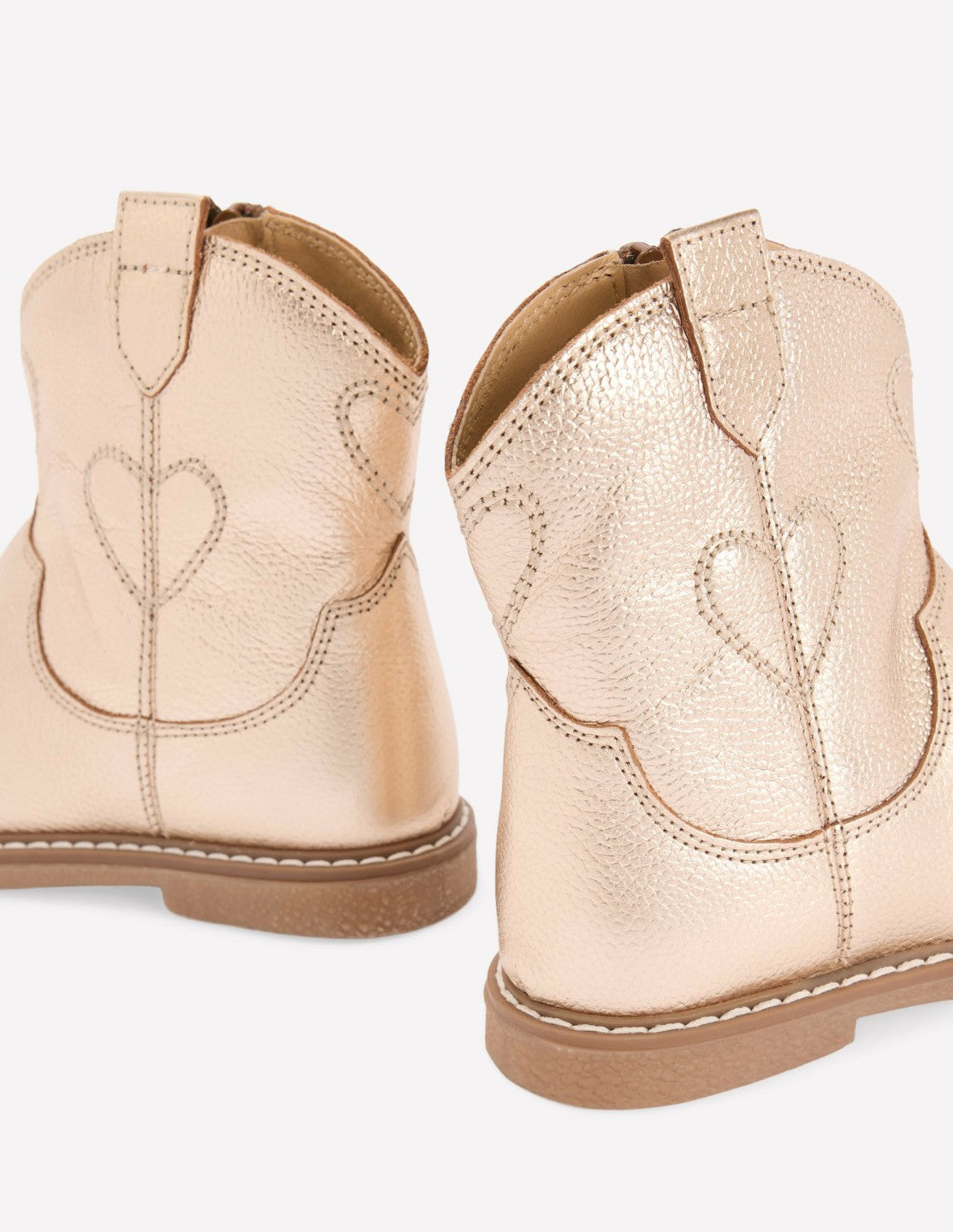 Western Boots-Gold / Boden us
