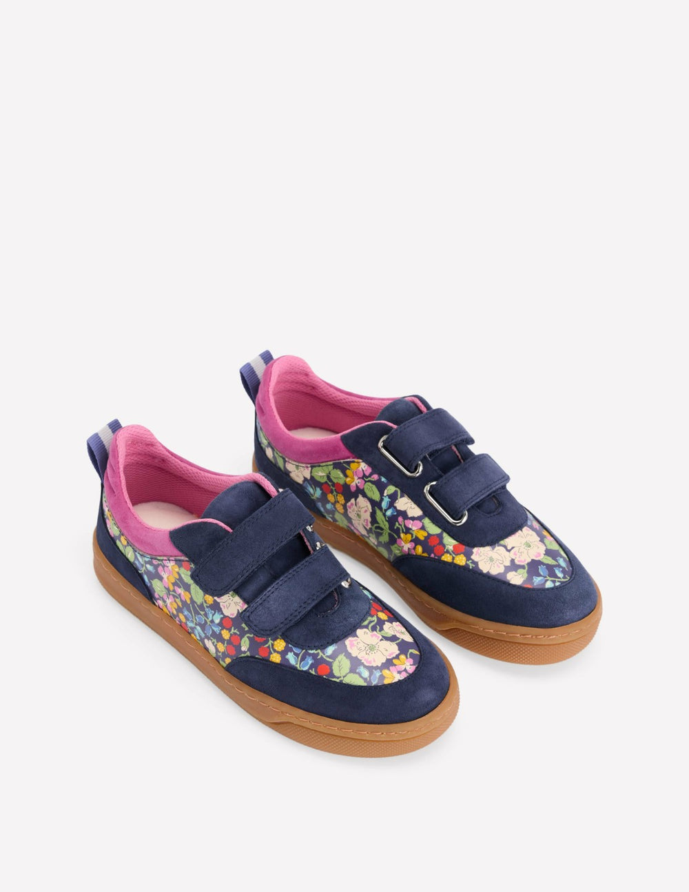 Colourblock Low Tops-Floral / Boden Sale