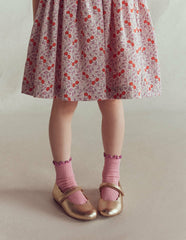 Scallop Mary Janes-Gold / Boden Online