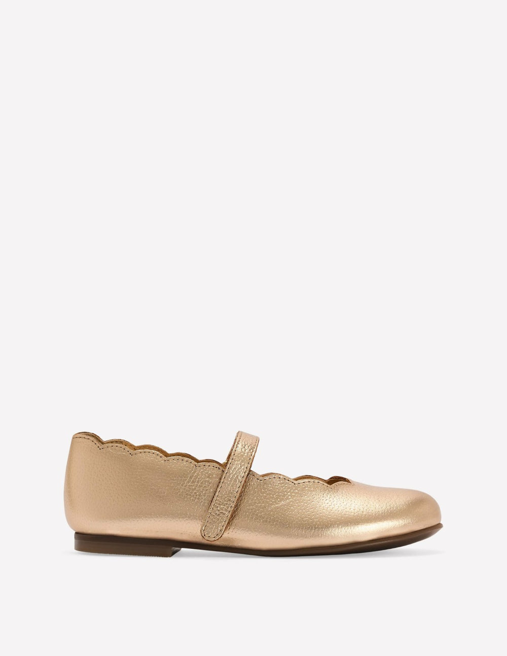 Scallop Mary Janes-Gold / Boden Online