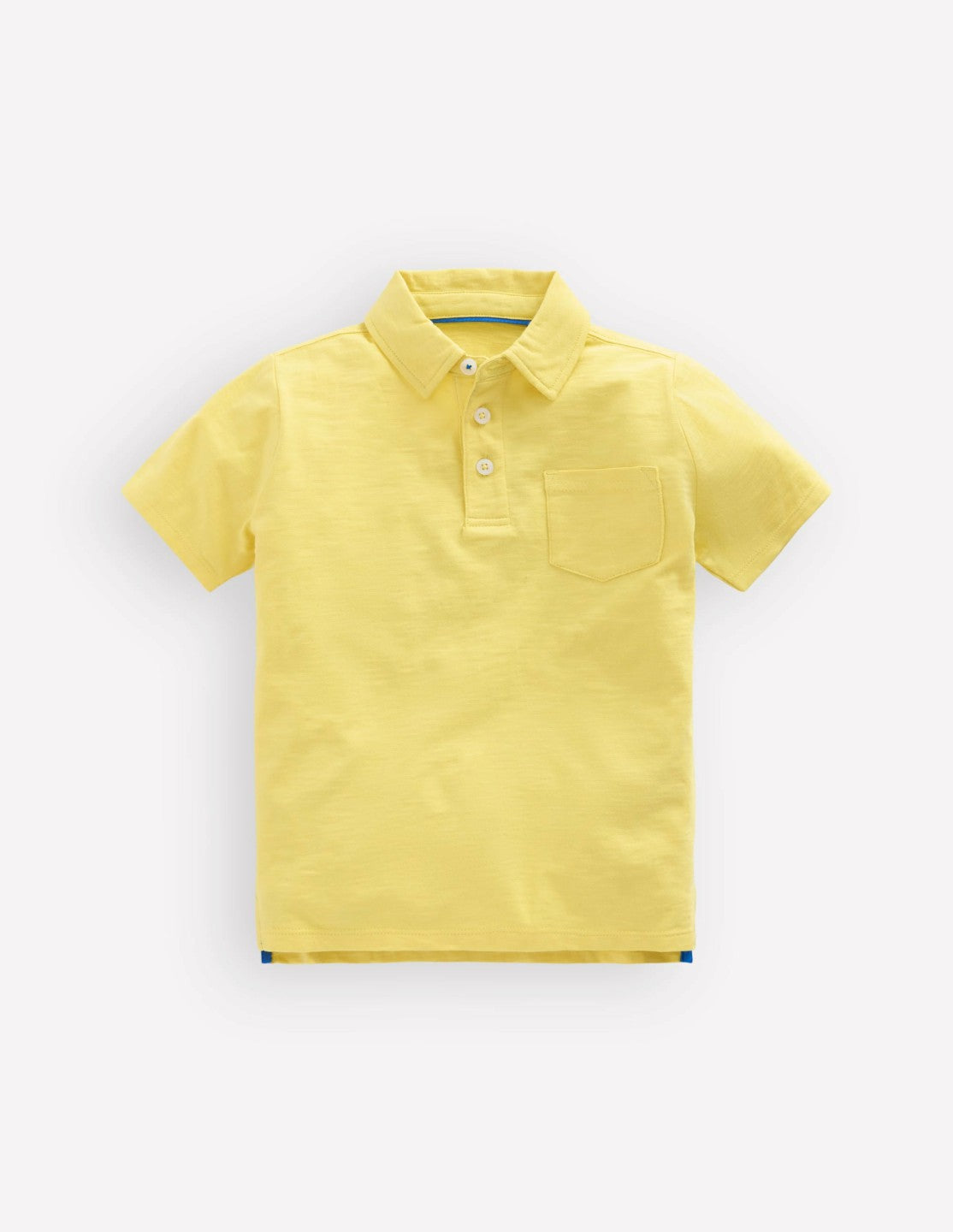 Slub Polo Shirt-Sherbet Lime Yellow / Boden Discount