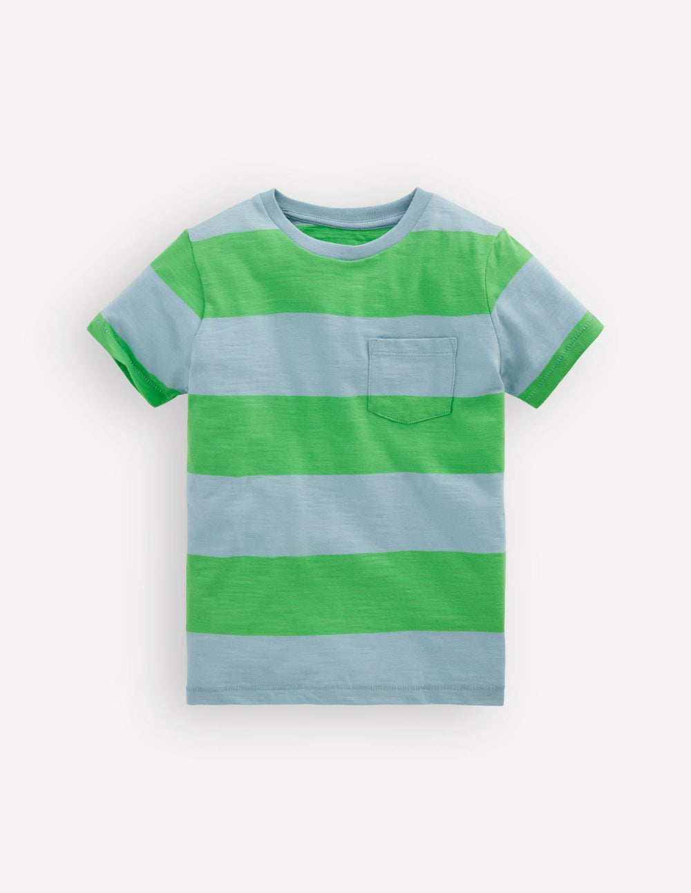 Everyday Short Sleeve T-Shirt-Parakeet Green/Vintage Blue / Boden Sale