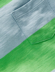 Everyday Short Sleeve T-Shirt-Parakeet Green/Vintage Blue / Boden Sale