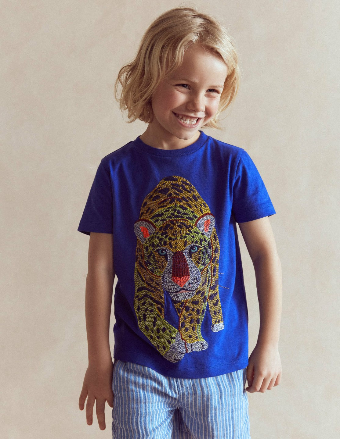 Superstitch T-Shirt-Surf the Web Leopard / Boden Online