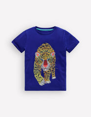 Superstitch T-Shirt-Surf the Web Leopard / Boden Online