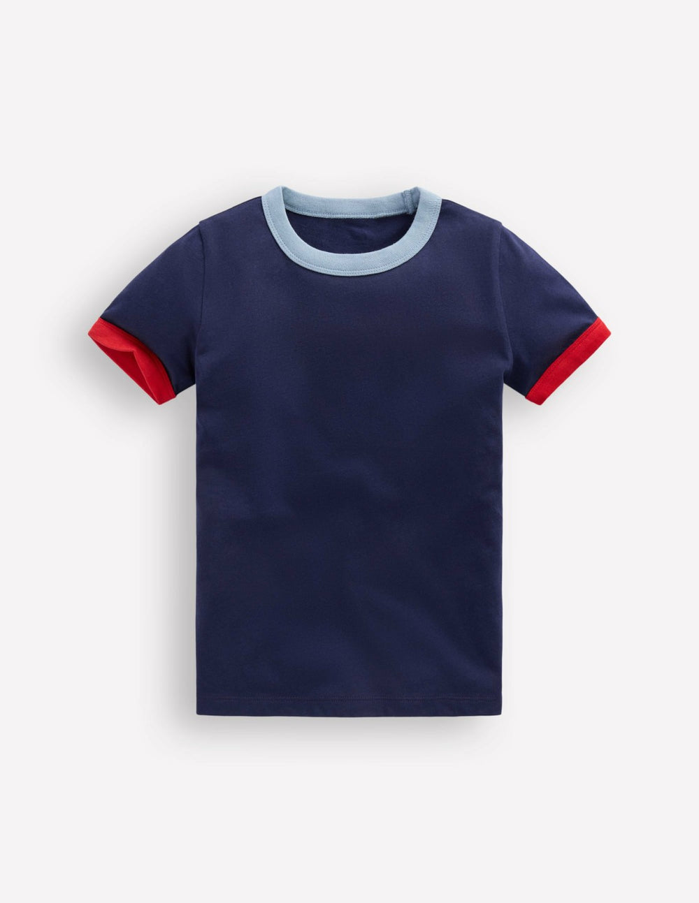 Ringer T-shirt-navy / Boden On sale