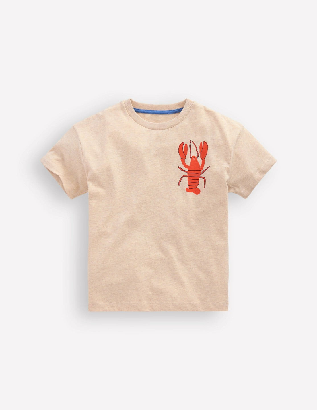 Front & Back Graphic T-shirt-Oatmeal Crustaceans / Boden Online