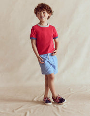 Ringer T-shirt-Cherry Tomato Red / Boden Outlet