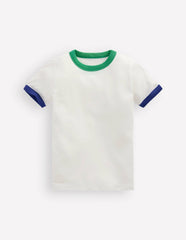 Ringer T-shirt-ivory / Boden us