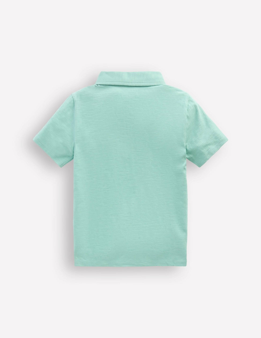 Slub Polo Shirt-Aqua Sea Blue / Boden Outlet