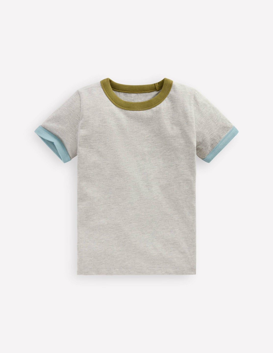 Ringer T-shirt-Grey Marl / Boden On sale
