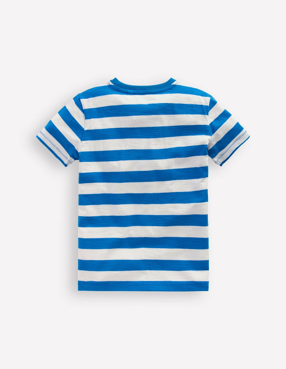 Everyday Short Sleeve T-Shirt-Kingfisher Blue/ Soft Ivory / Boden us