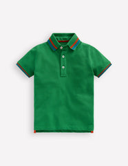Piqué Polo Shirt-Highland Green / Boden Online
