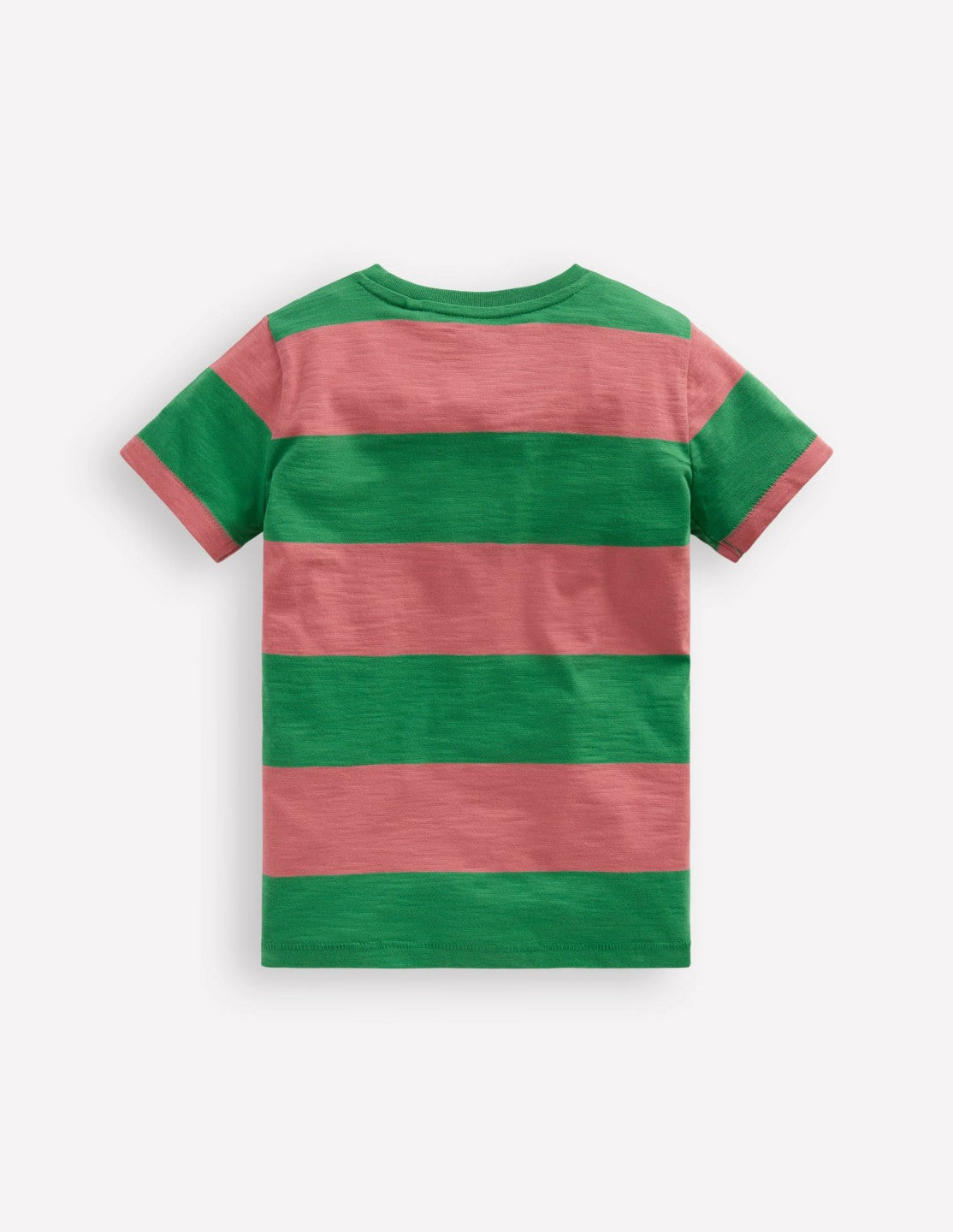 Everyday Short Sleeve T-Shirt-Shamrock Green/Chintz Pink / Boden Outlet