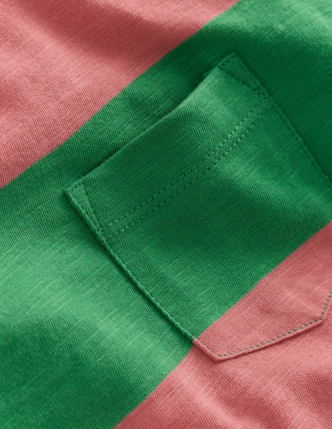 Everyday Short Sleeve T-Shirt-Shamrock Green/Chintz Pink / Boden Outlet