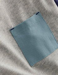 Relaxed Ripstop Pocket T-shirt-Grey Marl / Boden Online