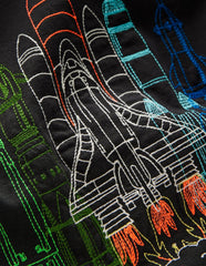 Linear Stitch T-shirt-Shadow Grey Rocket / Boden Outlet