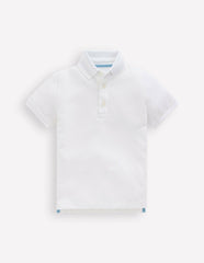 Piqué Polo Shirt-White / Boden On sale
