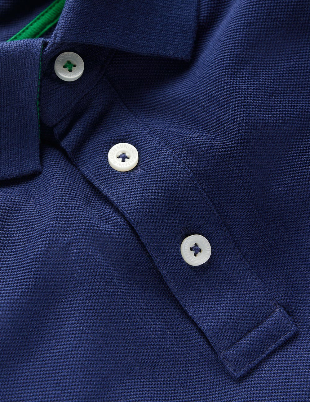 Piqué Polo Shirt-College Navy / Boden Outlet