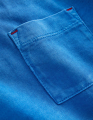 Garment Dye Relaxed T-shirt-Cabana Blue / Boden Discount