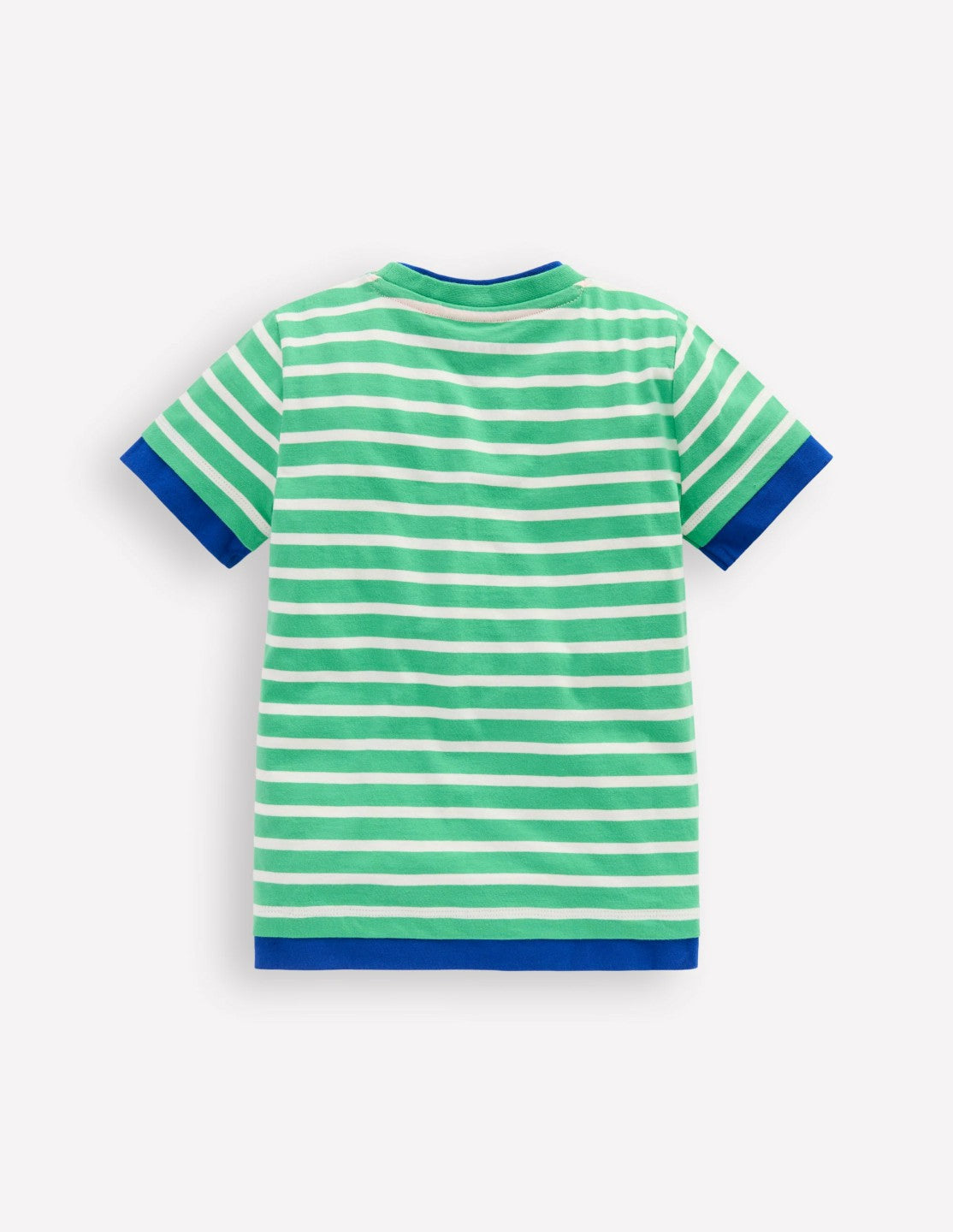 Layered Look T-shirt-Pea Green/Ivory / Boden