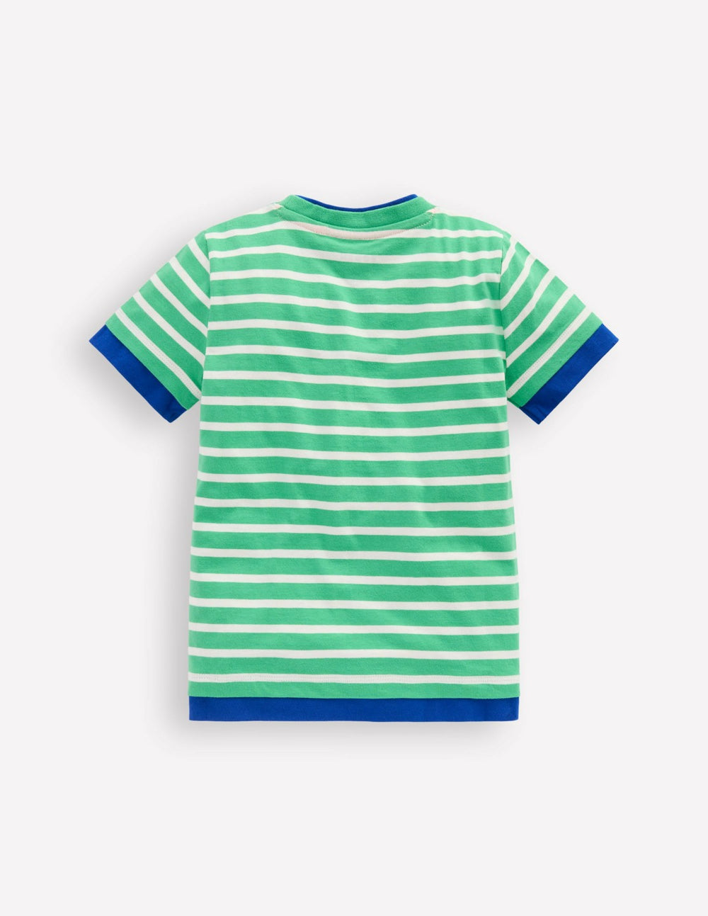 Layered Look T-shirt-Pea Green/Ivory / Boden