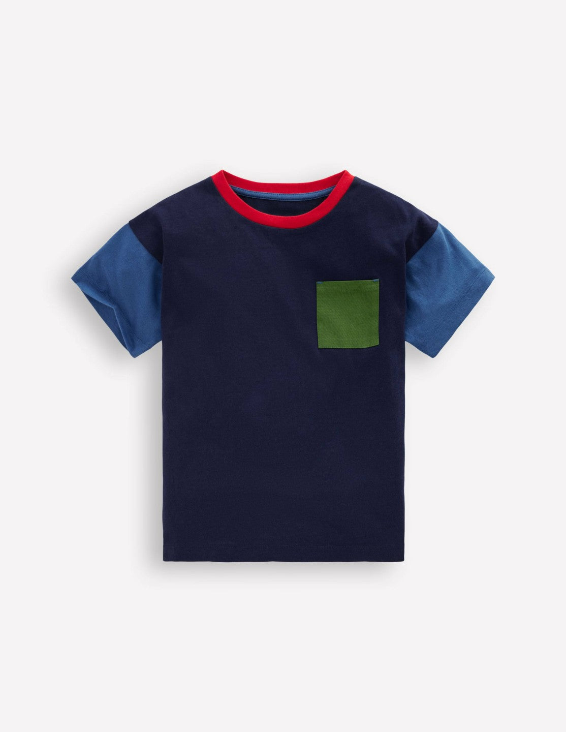 Relaxed Ripstop Pocket T-shirt-Delft/Artichoke/Medieval / Boden Discount