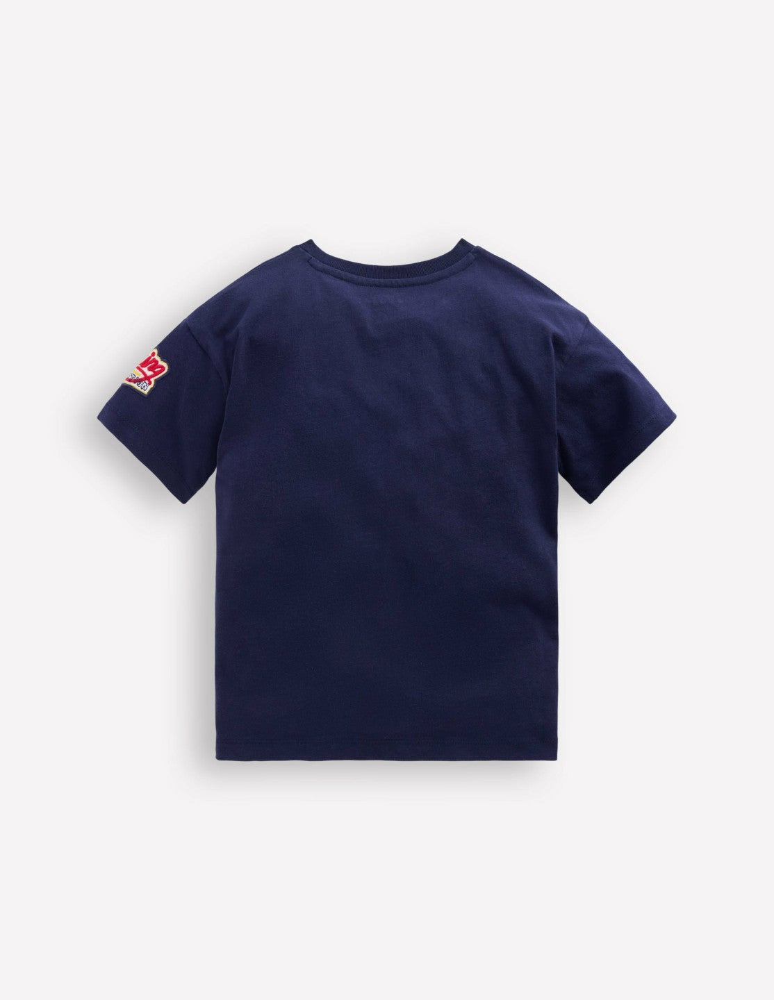 Short Sleeve Badge T-shirt-College Navy Cars / Boden us