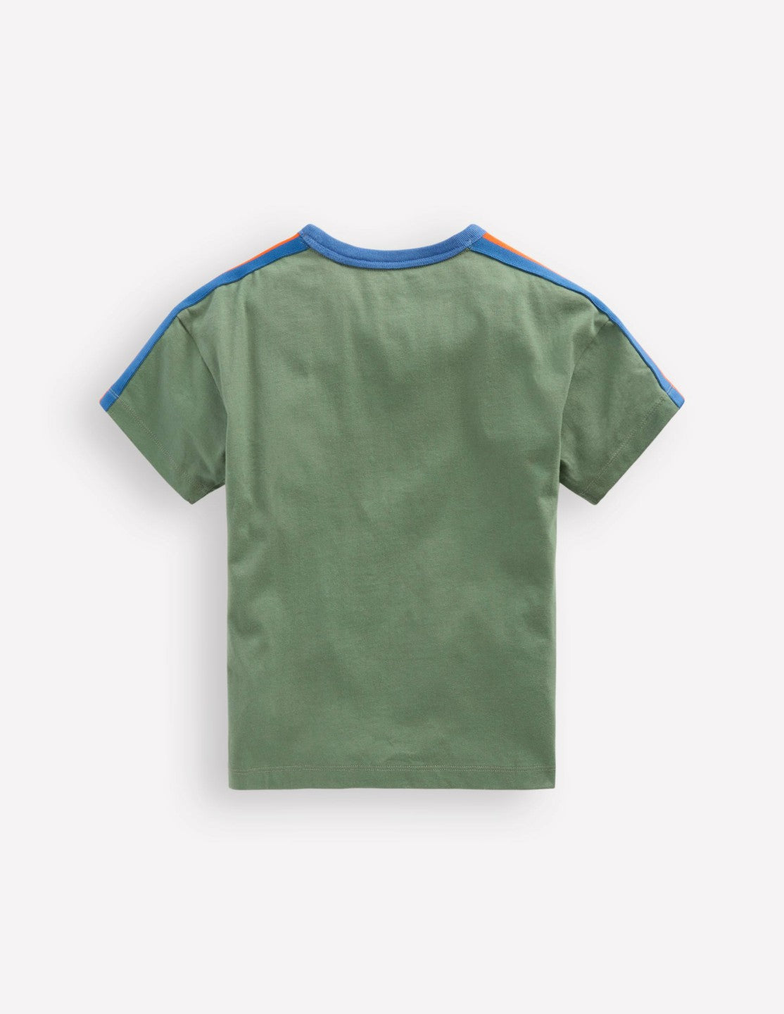 Relaxed Rainbow Tape T-shirt-Bottle Green / Boden Online
