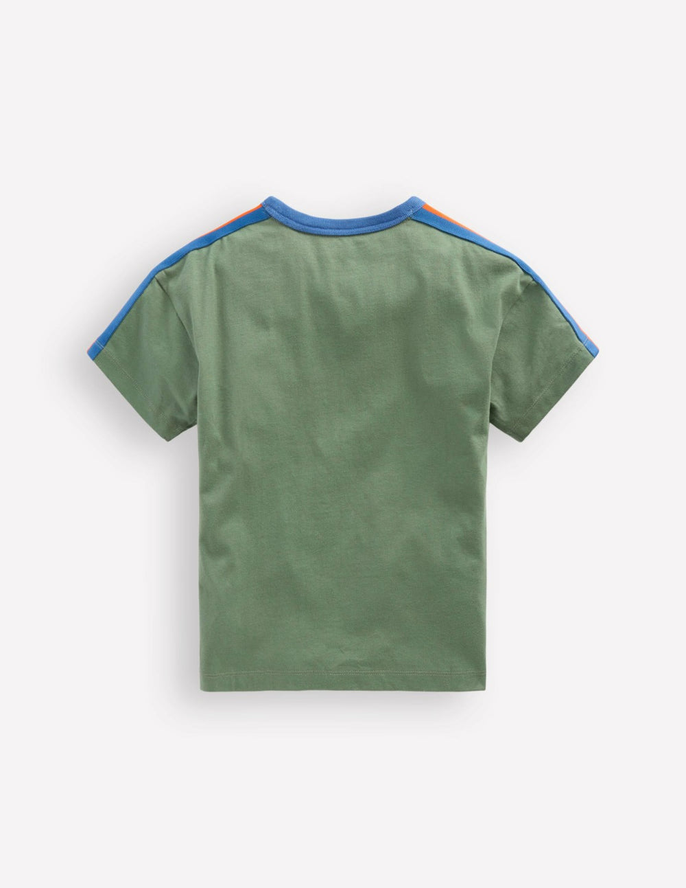 Relaxed Rainbow Tape T-shirt-Bottle Green / Boden Online