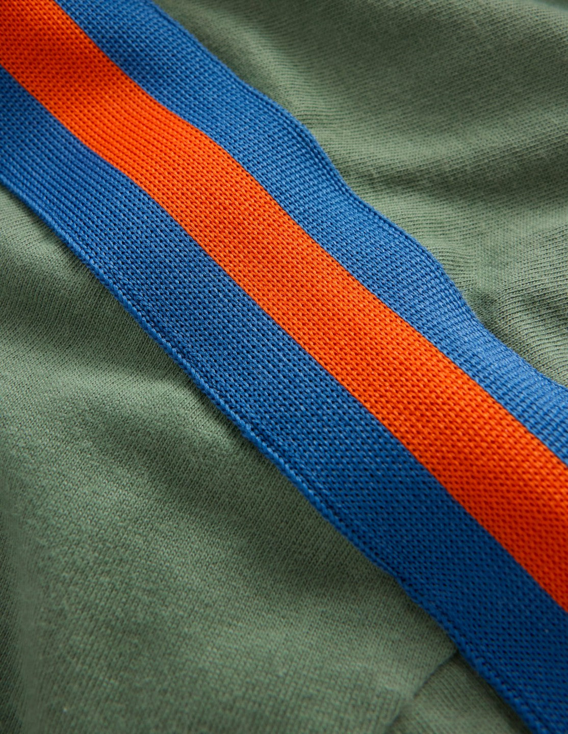 Relaxed Rainbow Tape T-shirt-Bottle Green / Boden Online