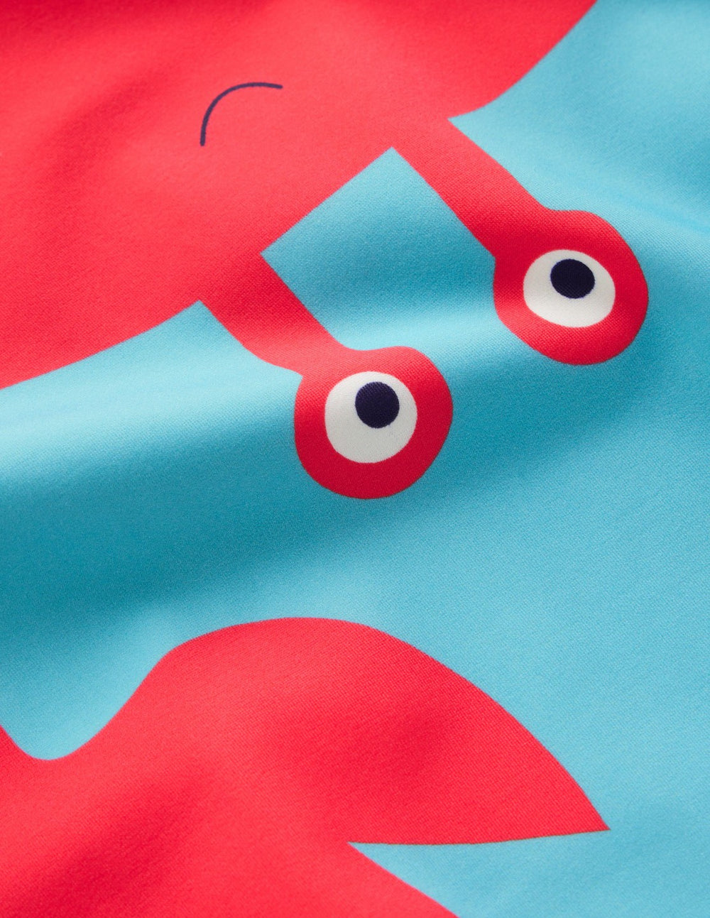 Sun Safe Fun Rash Vest-Aqua Sea Blue Crab / Boden Discount