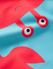 Sun Safe Fun Rash Vest-Aqua Sea Blue Crab / Boden Discount