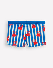 Swim Trunks-Soft Ivory Crab / Boden