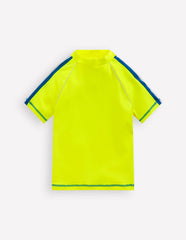 Short Sleeve Rash Vest-Acid Yellow / Boden Outlet