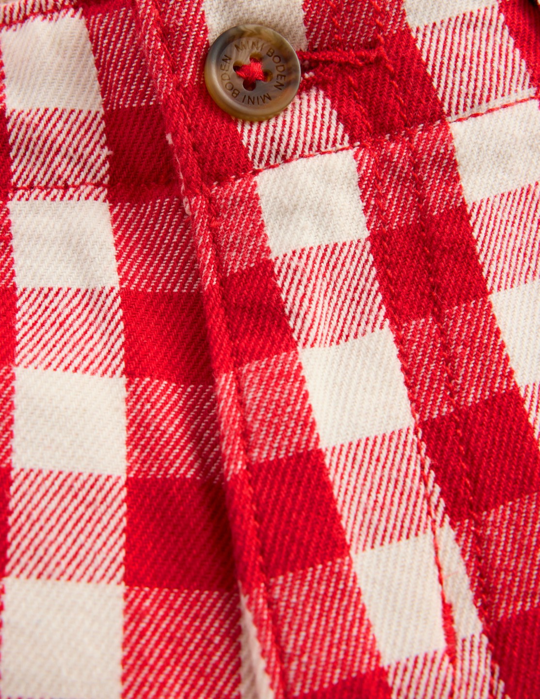 Smart Shorts-Red Gingham / Boden Sale