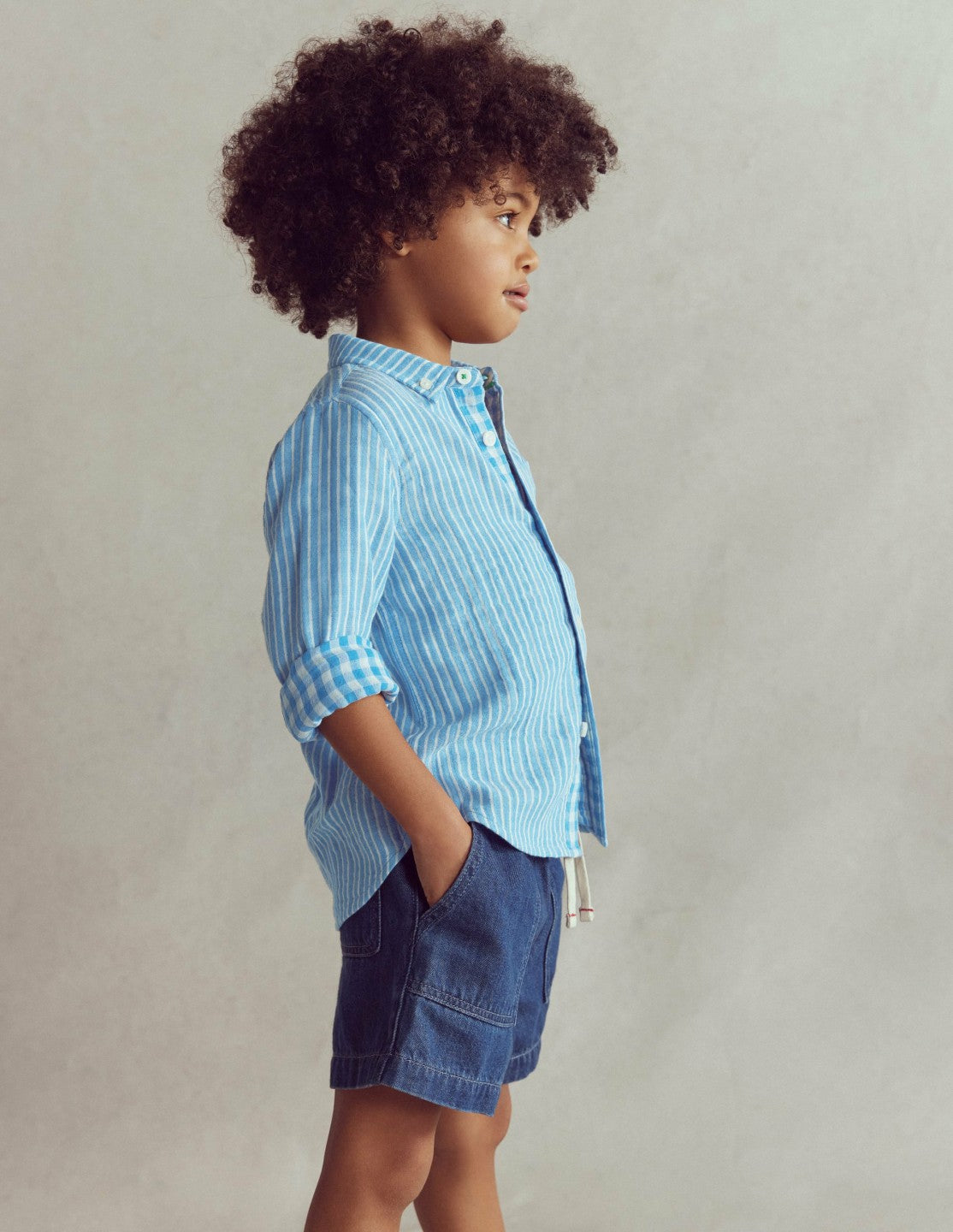 Soft Denim Shorts-Denim / Boden Discount
