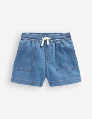 Soft Denim Shorts-Denim / Boden Discount