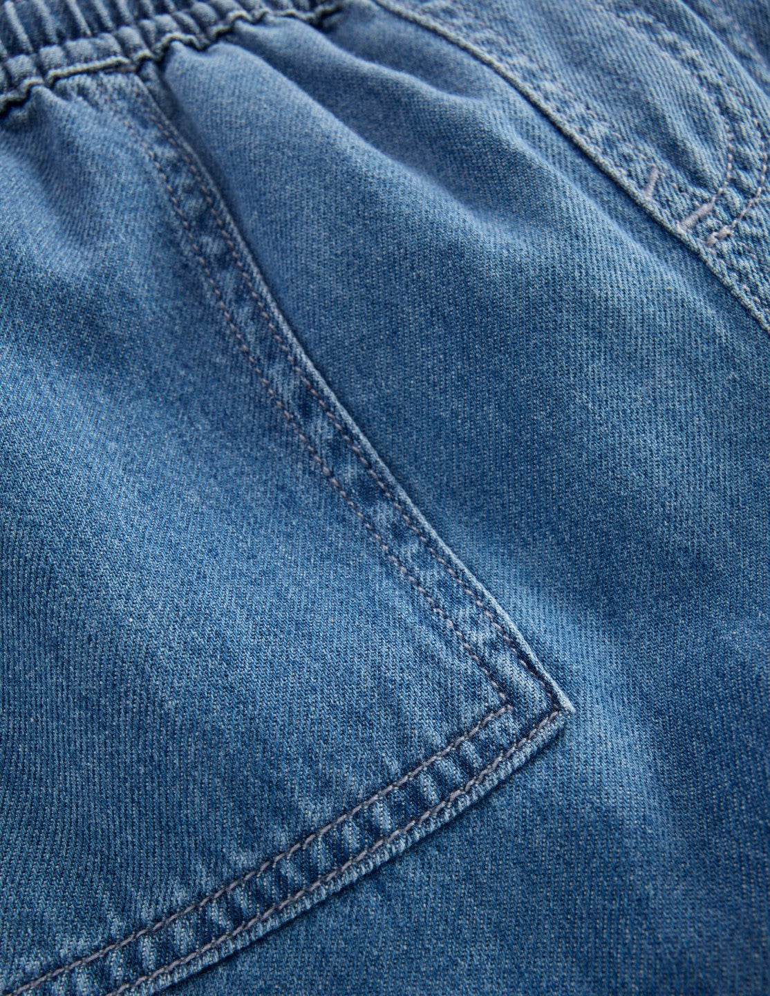Soft Denim Shorts-Denim / Boden Discount