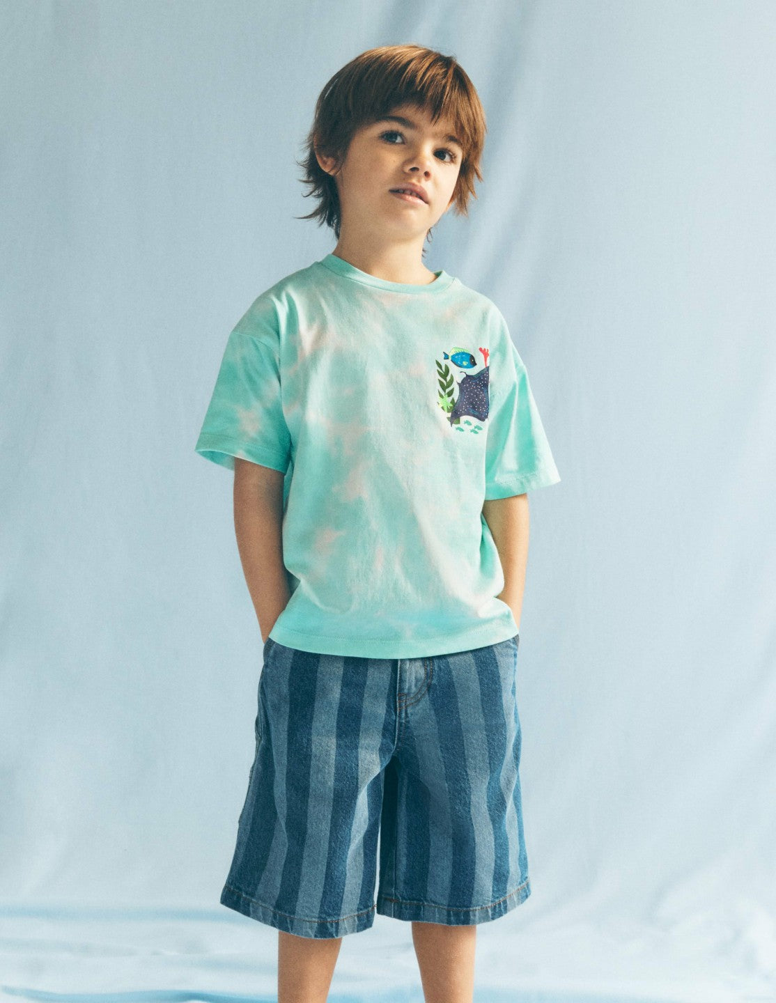 Carpenter Shorts-Shadow Stripe / Boden On sale