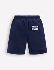 Superstitch Badge Shorts-Blue Sport / Boden us